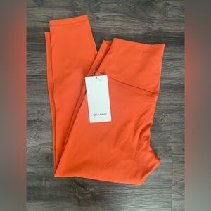 Lululemon Canyon Orange 25” Align Leggings - new with tags; never worn.